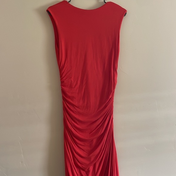 Boden red orange dress size 6 - Picture 4 of 5